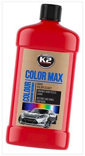 C7E46 K2 COLOR MAX FAREBNÝ VOSK 500 ML ČERVENÁ 0000-00