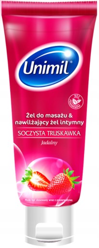 UNIMIL LUSCIOUS Sensual jahodový masážny gél