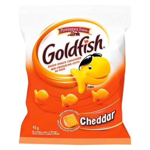 Zlatá rybka pečený čedar 26g