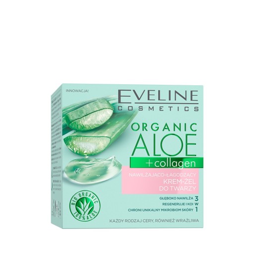 Eveline Cosmetics Organic Aloe pleťový krém-gél