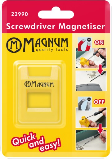 Magnetizér Magnum, demagnetizér na skrutky, skrutkovače, profesionálne bity