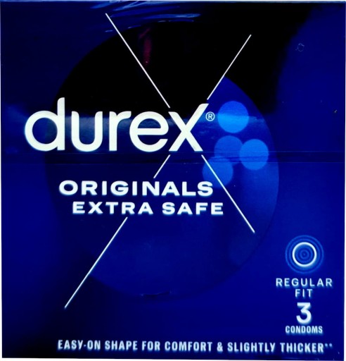 Durex EXTRA SAFE hrubší trezor 3 ks