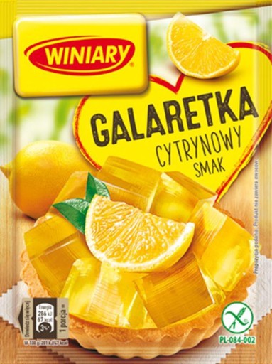Winiary citrónová želé 72 g