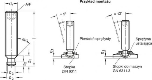 TLAČNÁ SKRUTKA VS ZÁMKA M6X30