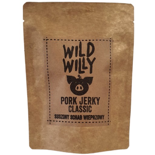Wild Willy Pork Jerky Klasické sušené bravčové mäso 30 g
