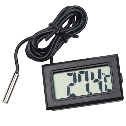 ELEKTRONICKÝ DIGITÁLNY TEPLOMER LCD OBRAZOVKA PRESNÁ METEOSTANICA + SONDA