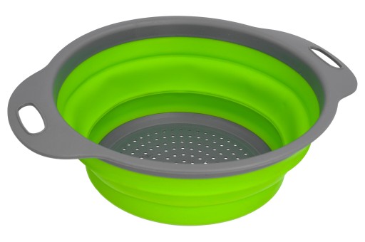 COLANDER COLANER STRAINER silikónové skladacie odkvapkávacie kuchynské sitko