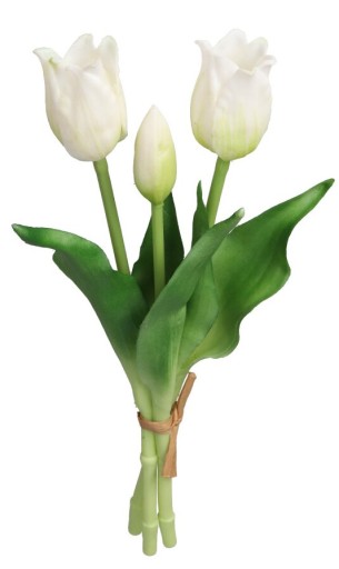 TULIPANY TULIPSKY KYTICE GUMA POTAŽENÁ GUMA AKO ŽIVÁ