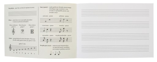 SMYK MUSIC BOOK A5, hrubá, široká palica