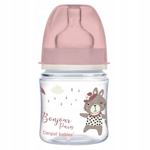 CANPOL Široká antikoliková fľaša 120 ml EasyStart