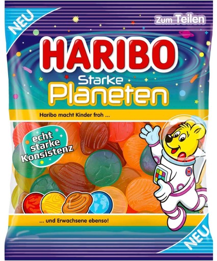 Haribo PLANETEN Fruit/Cola Planets 175g S DE