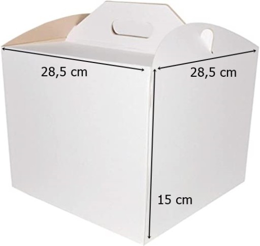 BAL NA TORTY KARTY KRABIČKA NA NARODENINY SVADBA 28,5x28,5x15cm