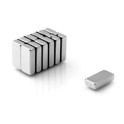 Neodymový tanierový magnet MPŁ 20x10x5 N38H