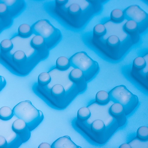 Forma na ľadovú ČOKOLÁDU BEARS JELLY BEARS s pipetou GUMISIE