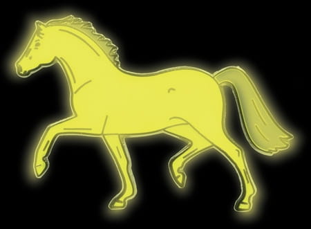 HR HORSE fluorescenčný kolík