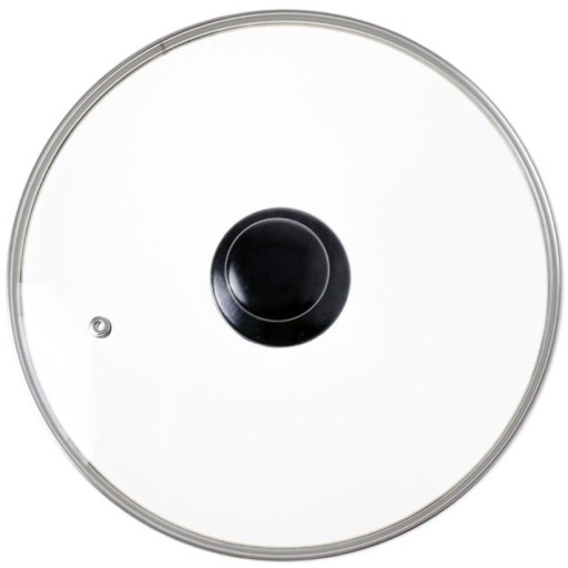 Sklenená pokrievka 24cm s gombíkom/OD1413