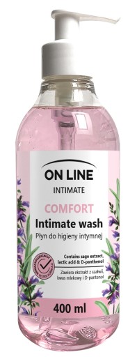 Tekutý prípravok na intímnu hygienu On Line Intimate Comfort