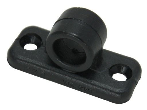 Čierna plastová kipa na 10 mm lano