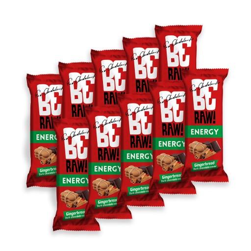 BeRAW Sušené ovocie a perníková tyčinka v čokoláde 40g