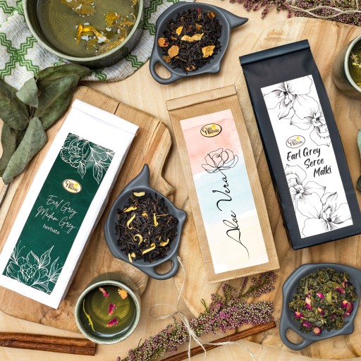 Čaj čierna citrónová kôra malina Earl Grey MATKY SRDCE 100g vrecúško