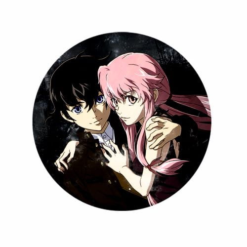Anime Mirai Nikki 58mm špendlík