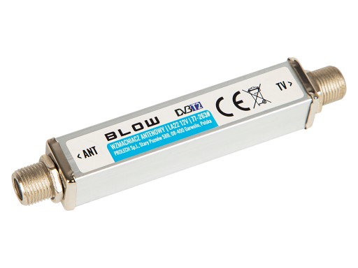 Pozemný TV lineárny anténny zosilňovač 22dB 12V
