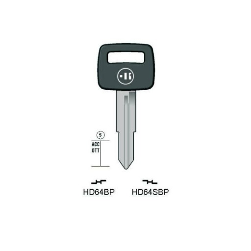 KĽÚČ NA MOTOCYKL HONDA PRE TRANSPONDER HON61BP