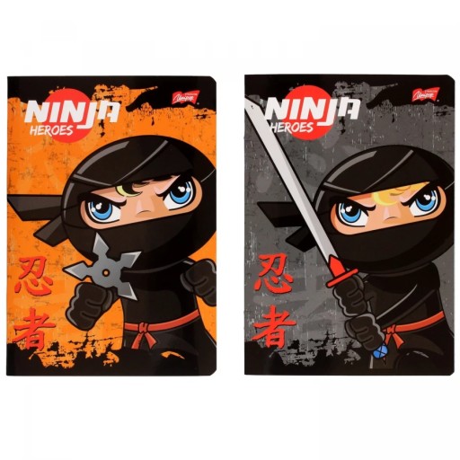 ŠKOLSKÝ ZÁPISNÍK A5 16 listov NINJA GRID