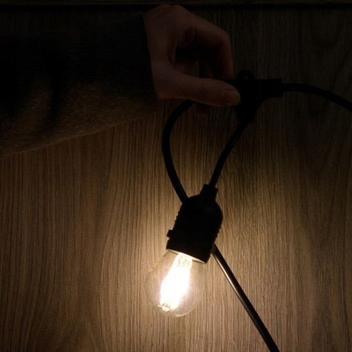 LOFT STYLE RETRO DRÔTY VINTAGE E27 4W LED ŽIAROVKA