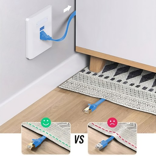 LAN ETHERNET RJ45 CAT7 ZLATÝ FTP LAN KÁBEL 1M