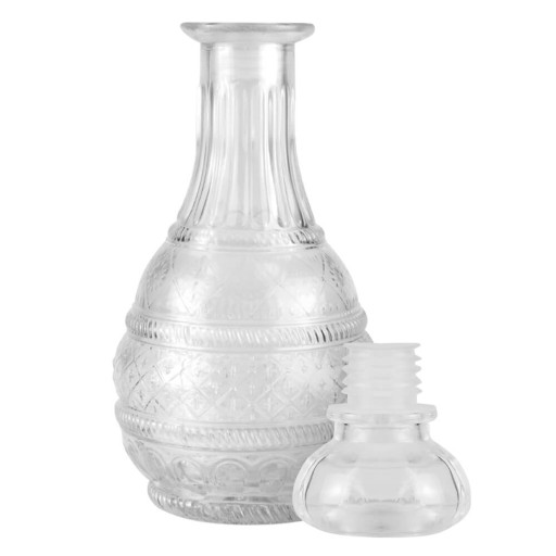 KARAFOVÁ FĽAŠA 500ML + SKLENENÉ viečko