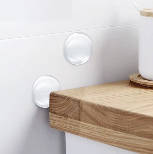 Door Stopper Stopper Samolepiaci ochranný obmedzovač x6 40mm