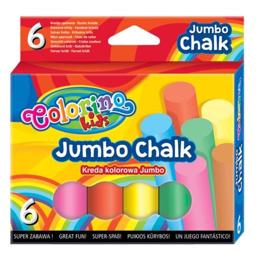 JUMBO ROAD CHALK THICK COLORINO 6 FAREB