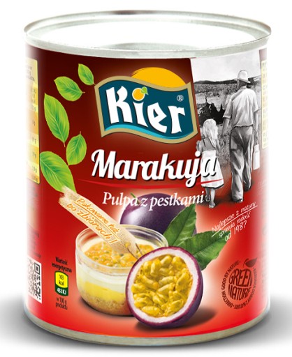 Mučenka dužina so semienkami Exotické pyré pyré na dezerty 850g KIER