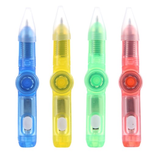 FIDGET SPINNER BALLPOINT ANTISTRESOVÉ 4 PERO TOČENIE PRE TRIKY TRIK