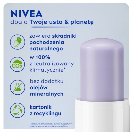 NIVEA Overnight Care Balzam na pery 4,8 g