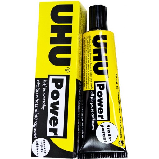 UHU POWER TRANSPARENT lepidlo univerzálne silné transparentné 45ml