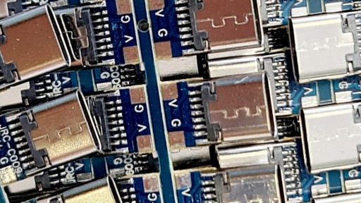 Adaptér USB C zásuvka na PCB 2 pin DIP X 5 PCS