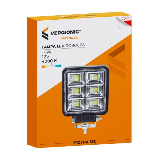 LED pracovná lampa do auta SMD 14W Strong OFFROAD Pre štvorkolku 12V