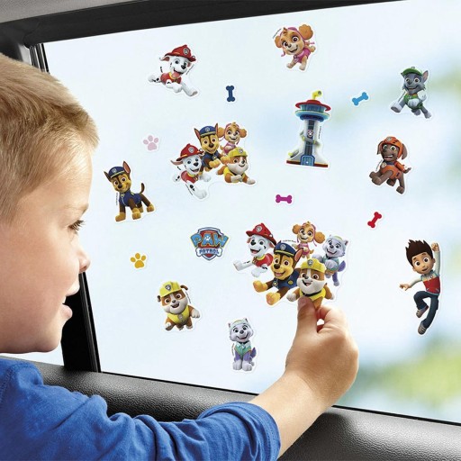Totum opakovane použiteľné nálepky na okná na autosklá, Paw Patrol