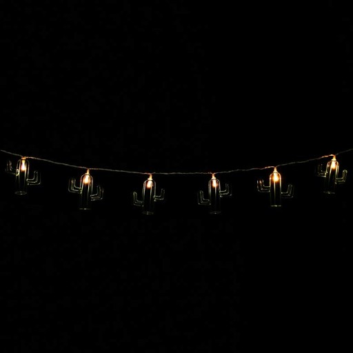LED girlanda, kaktusy, 1,7 m