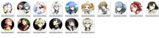 Kiznaiver Manga Anime Pins NA VÝBER