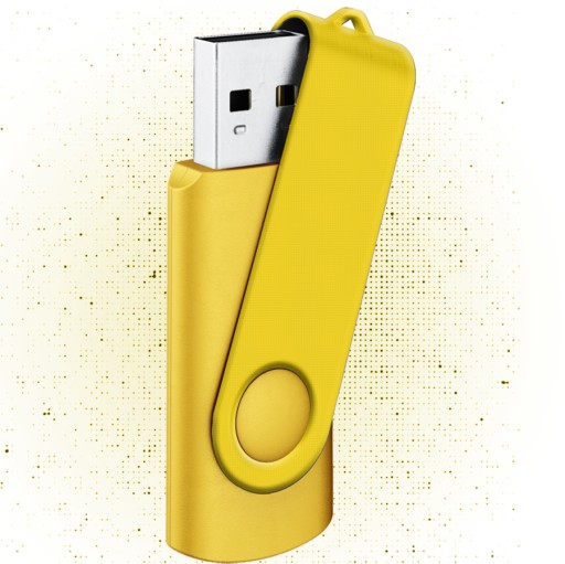 PENDRIVE MEMORY 2 GB USB TWISTER MEMORY MEDIA 2.0 – FIALOVÁ
