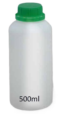 500 ml fľaša s deleným uzáverom a Boll tesnením