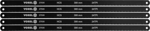 PÍLOVÝ LIST NA KOV 300mm 24 TPI NA PÍLOVÉ GULE 5 KS VOREL