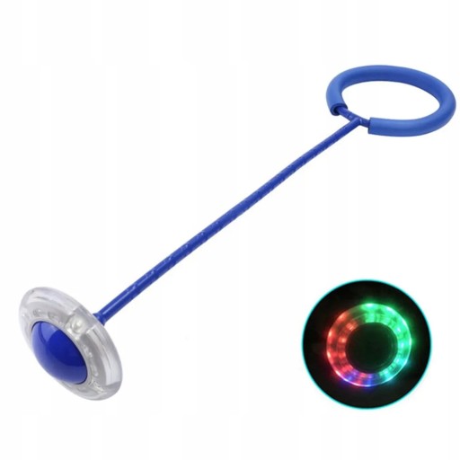 HULA HOP ŠVIHADLO NA NOHÁCH OSVETĽOVANIE LED SKIPPER HRAČKA PRE DETI HULA-HOP