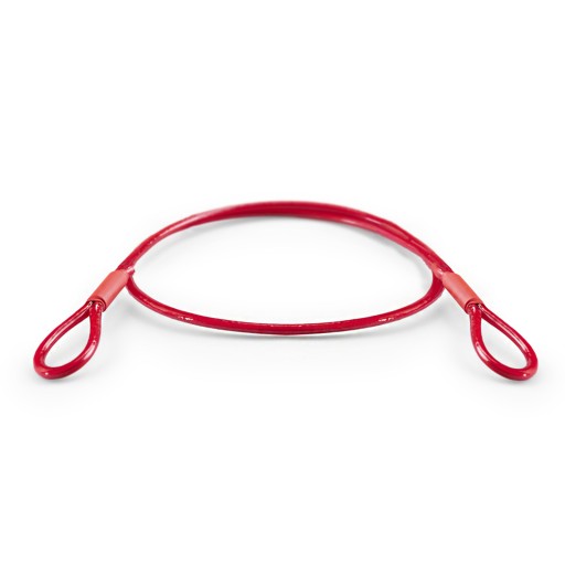 Lano PVC Oceľový kábel s očkami Slučky 5mm 100cm 1m