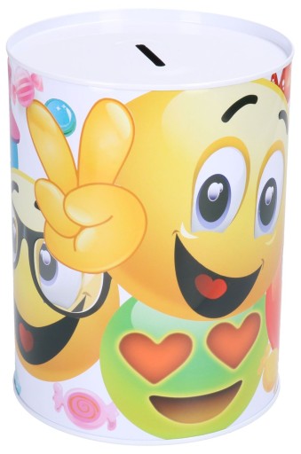 Plechovka na prasiatko EMOTIKON 7224
