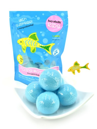 Bomby do kúpeľa s hračkou 5x50g - Juicy berry