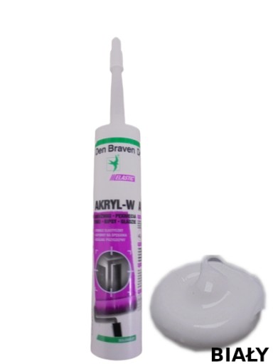 ACRYLIC-W tesniaci tmel DEN BRAVEN WHITE